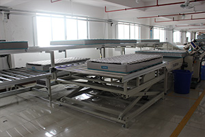 广州床垫组装输送线